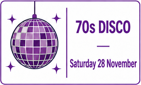 70s Disco event graphic